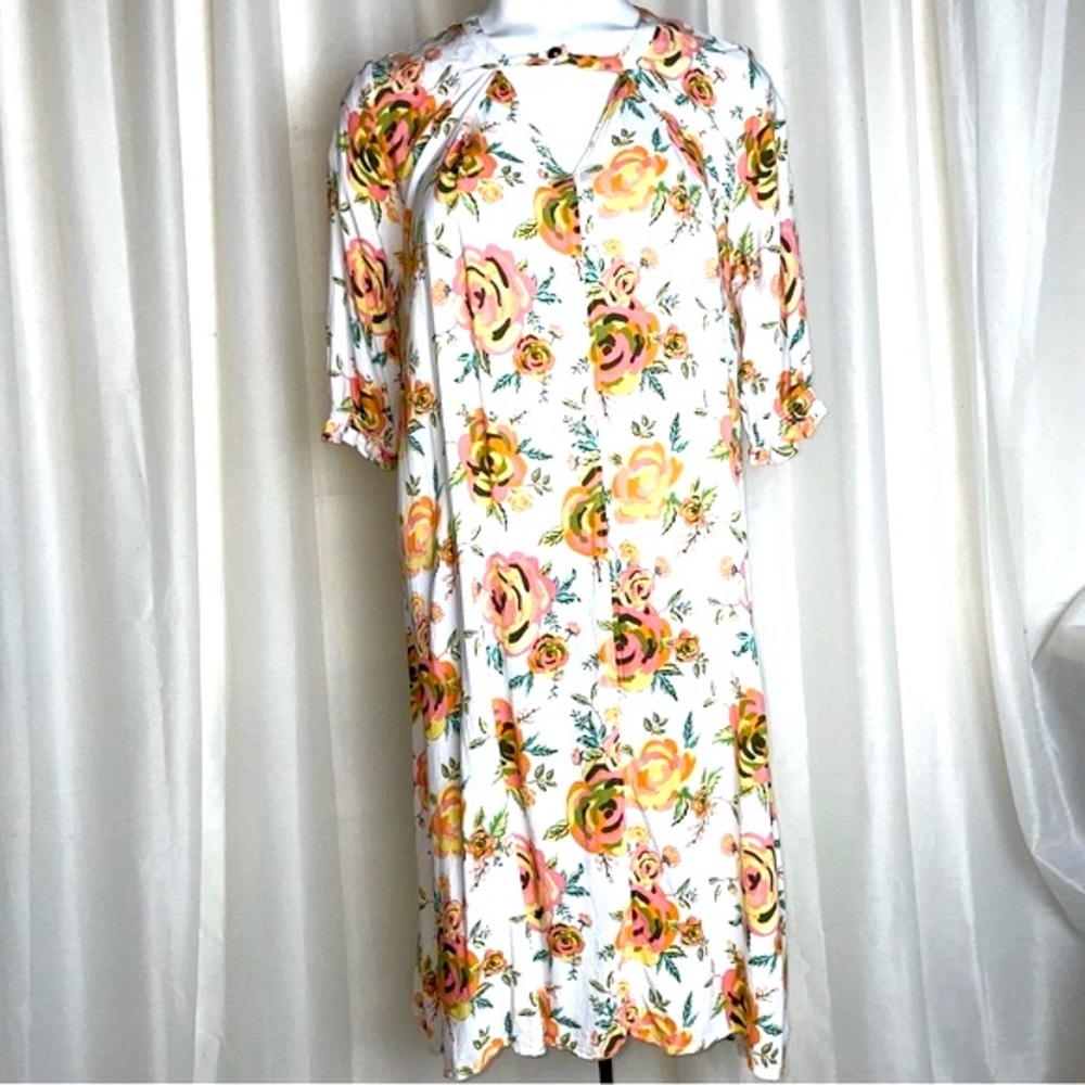 Matilda Jane shift flowy floral midi dress